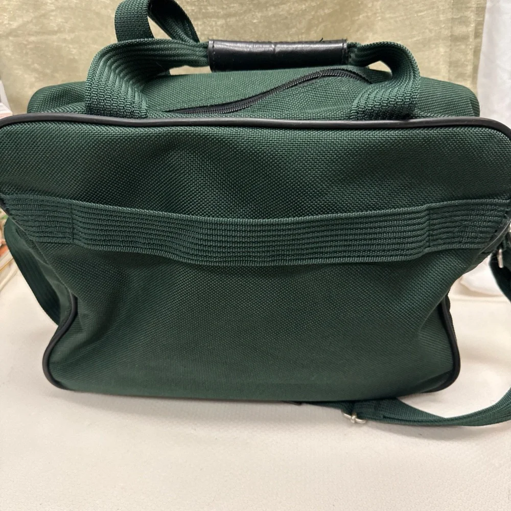 London Fog Dark Green Carry-On Bag